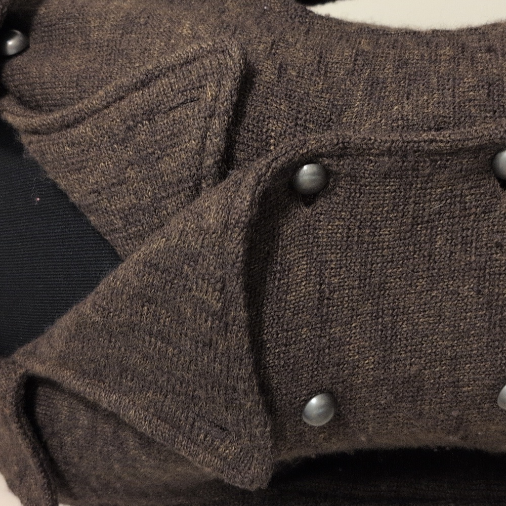 Free people embroidered Lambswool Sweater Coat XS (Fits Like A Small) - Picture 4 of 8